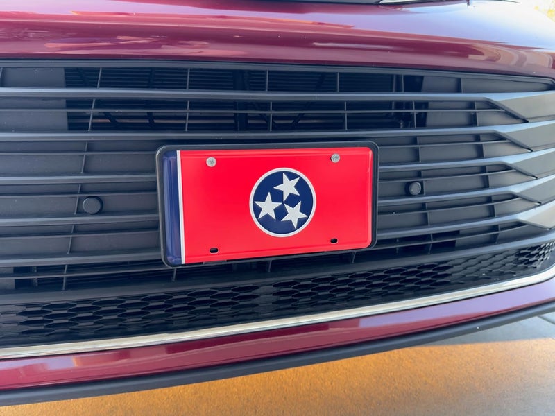 Pickwicks Tennessee State Flag License Plate – Embossed HD Aluminum – Volunteer State Pride – Decorative Car Tag – 6”x12” Novelty Metal Sign - Image 4